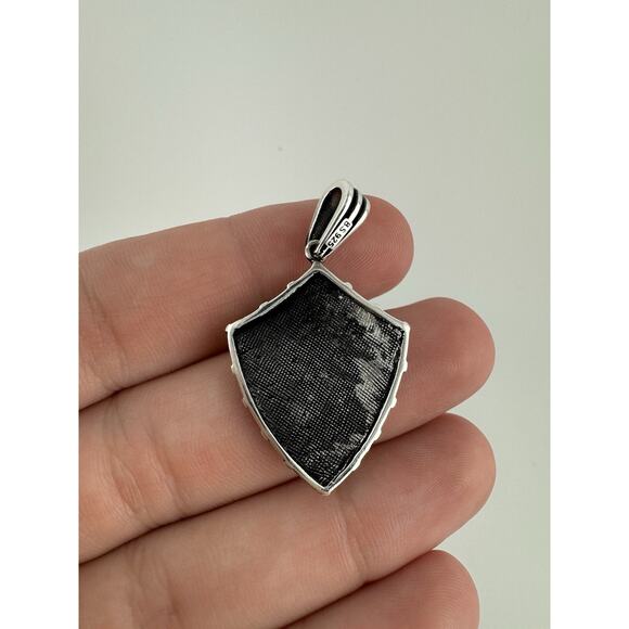 New Sterling Silver 925 Anchor And Ship Wheel Pendent - Picture 3 of 6